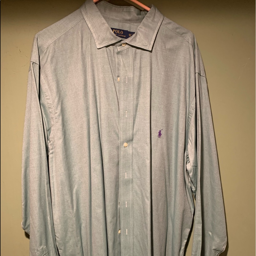 Long sleeved Polo button down.